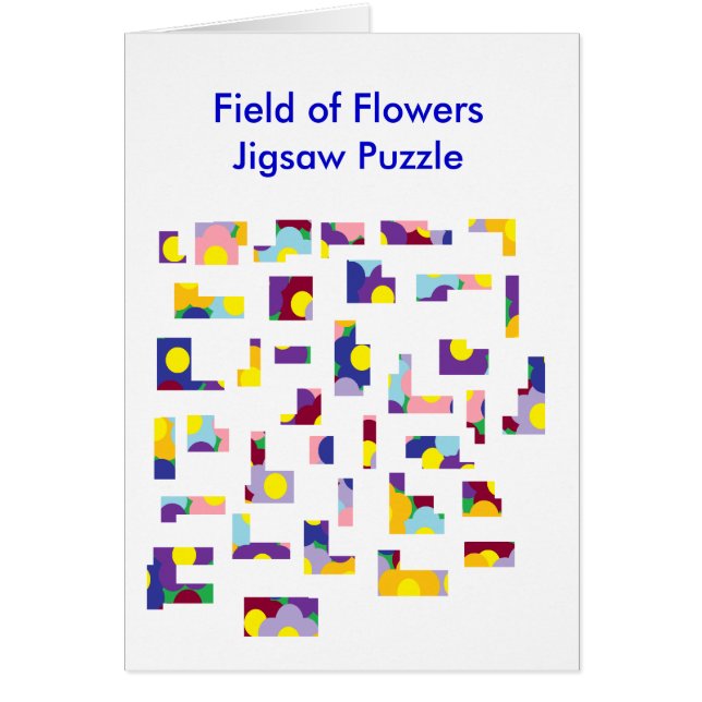 FlowersJigzaag Puzzle (Voorkant)