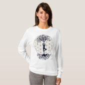 Flowertree of Life Longsleeve T-shirt (Voorkant volledig)