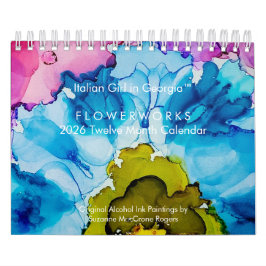 Flowerworks - 2026 Twaalf Maanden Kunstkalender Kalender
