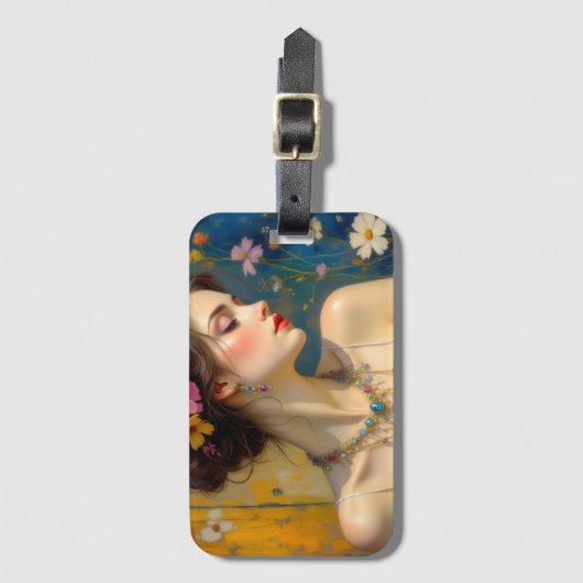 Flowery Bagagelabel (Voorkant (verticaal))