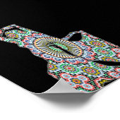 Flowery Belly Dancer Cutout poster (Hoek)