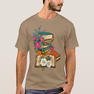 Flowery Books 1 T-shirt