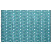 Flowery Dog Pawprint Stof (Yard (91,4 cm))