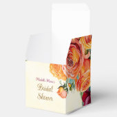 Flowery Fall Bridal Shower Favor Box Bedankdoosjes (Geopend)