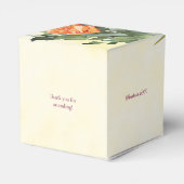 Flowery Fall Bridal Shower Favor Box Bedankdoosjes (Achterkant)