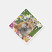 Flowery Fox Servet (Hoek)