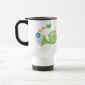 Flowery French Horn Music Travel Mug Gift Reisbeker (Links)