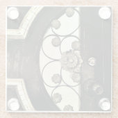 Flowery Gate Glazen Onderzetter (Achterkant)