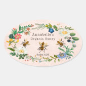 Flowery Honey Label Personalize (Voorkant)