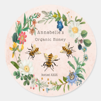 Flowery Honey Label Personalize