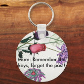 Flowery keyring voor mums sleutelhanger (Voorkant)