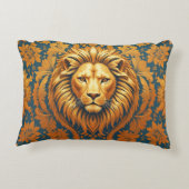 Flowery Lion 30 x 40 Grade A katoen Accent Kussen (Achterkant)