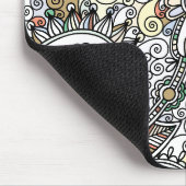 Flowery Paisley Design Muismat (Hoek)