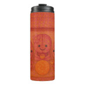 Flowery Pink Brains Thermosbeker (Voorkant)