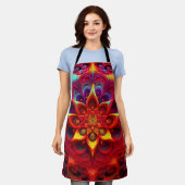 Flowery Sierpinski Gasket Fractal  Schort (Gedragen)