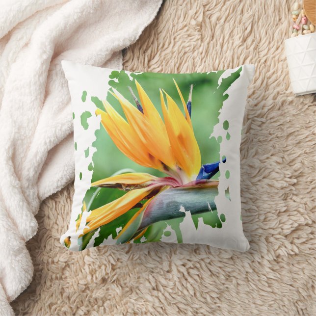 Flowery Splatter Kussen (Deken)