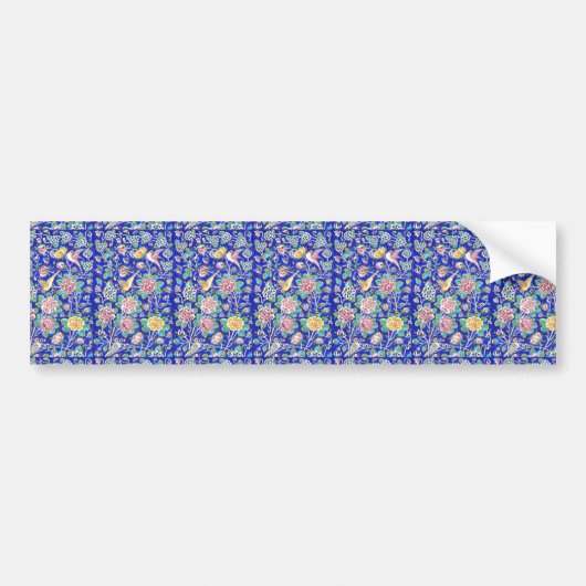 Flowery Tiles Bumpersticker (Voorkant)