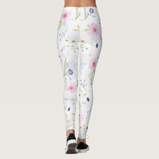 Flowery Trendy Leggings (Achterkant)