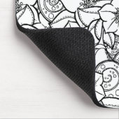 Flowery Zendoodle Muismat (Hoek)