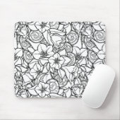 Flowery Zendoodle Muismat (Met muis)