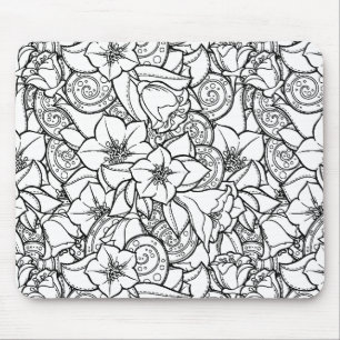 Flowery Zendoodle Muismat