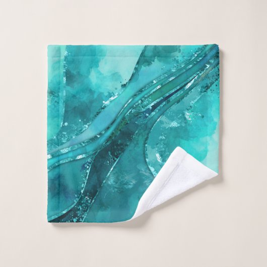Flowing Abstract Bad Handdoek (Wasdoekje)