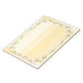 Flowing Beauty Goldenrod Groot Notitieblok (Schuin)