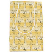 Flowing Beauty Goldenrod Verticale Gift Bag Medium Cadeauzakje (Voorkant)