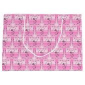 Flowing Beauty Roos Horizontale Geschenktas Groot Cadeauzakje (Voorkant)