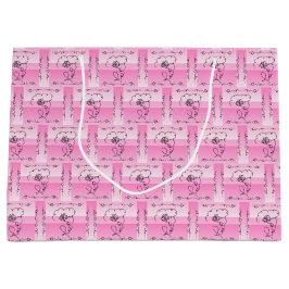 Flowing Beauty Roos Horizontale Geschenktas Groot Cadeauzakje