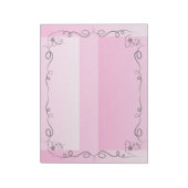Flowing Beauty Rose Large Notepad Notitieblok (Linkerzijde)