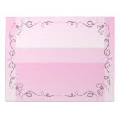 Flowing Beauty Rose Large Notepad Notitieblok (Voorkant)