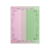 Flowing Beauty Roselle Groot Notitieblok (Linkerzijde)