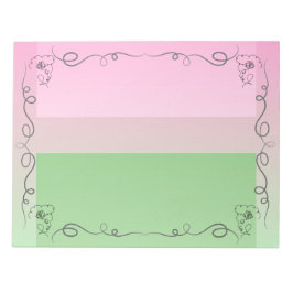 Flowing Beauty Roselle Groot Notitieblok