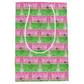 Flowing Beauty Roselle Verticale Cadeaubag Medium Cadeauzakje (Voorkant)