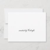 Flowing Beauty: Sage Line Art Blank Kaart (Achterkant)