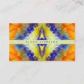 Flowing Color Unique Business Name Contact Afsprakenkaartje (Voorkant)