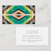Flowing Color Unique Profile Name Contact Afsprakenkaartje (Voorkant / Achterkant)