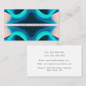 Flowing Color Unique Profile Name Contact Afsprakenkaartje (Voorkant / Achterkant)