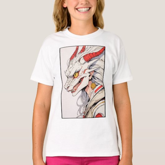 Flowing Dragon Whiskers T-shirt (Voorkant)