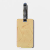 Flowing Gold Lines Luxury Abstract Background Art Bagagelabel (Achterkant verticaal)