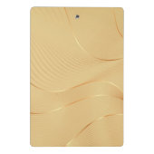 Flowing Gold Lines Luxury Abstract Background Art Mini Klembord (Achterkant)