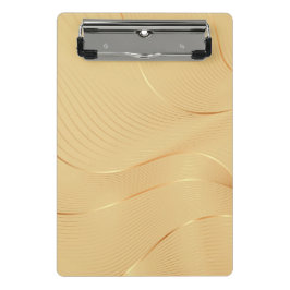 Flowing Gold Lines Luxury Abstract Background Art Mini Klembord