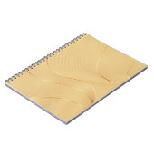 Flowing Gold Lines Luxury Abstract Background Art Notitieboek (Linkerzijde)