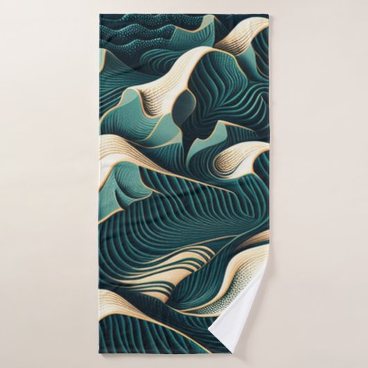 Flowing Harmony Badhanddoek (Badhanddoek)