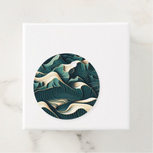 Flowing Harmony Bedankjes Labels (In situ)