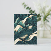 Flowing Harmony Briefkaart (Staand voorkant)