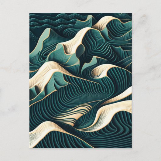 Flowing Harmony Briefkaart (Voorkant)