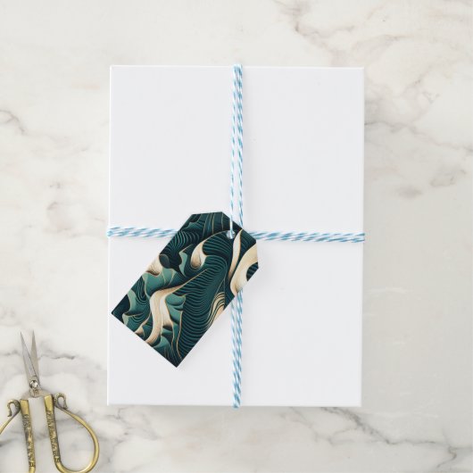 Flowing Harmony Cadeaulabel (Met Touw)