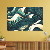 Flowing Harmony Canvas Afdruk (Insitu (Woonkamer))